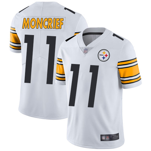 Men Pittsburgh Steelers Football #11 Limited White Donte Moncrief Road Vapor Untouchable Nike NFL Jersey->women nfl jersey->Women Jersey
